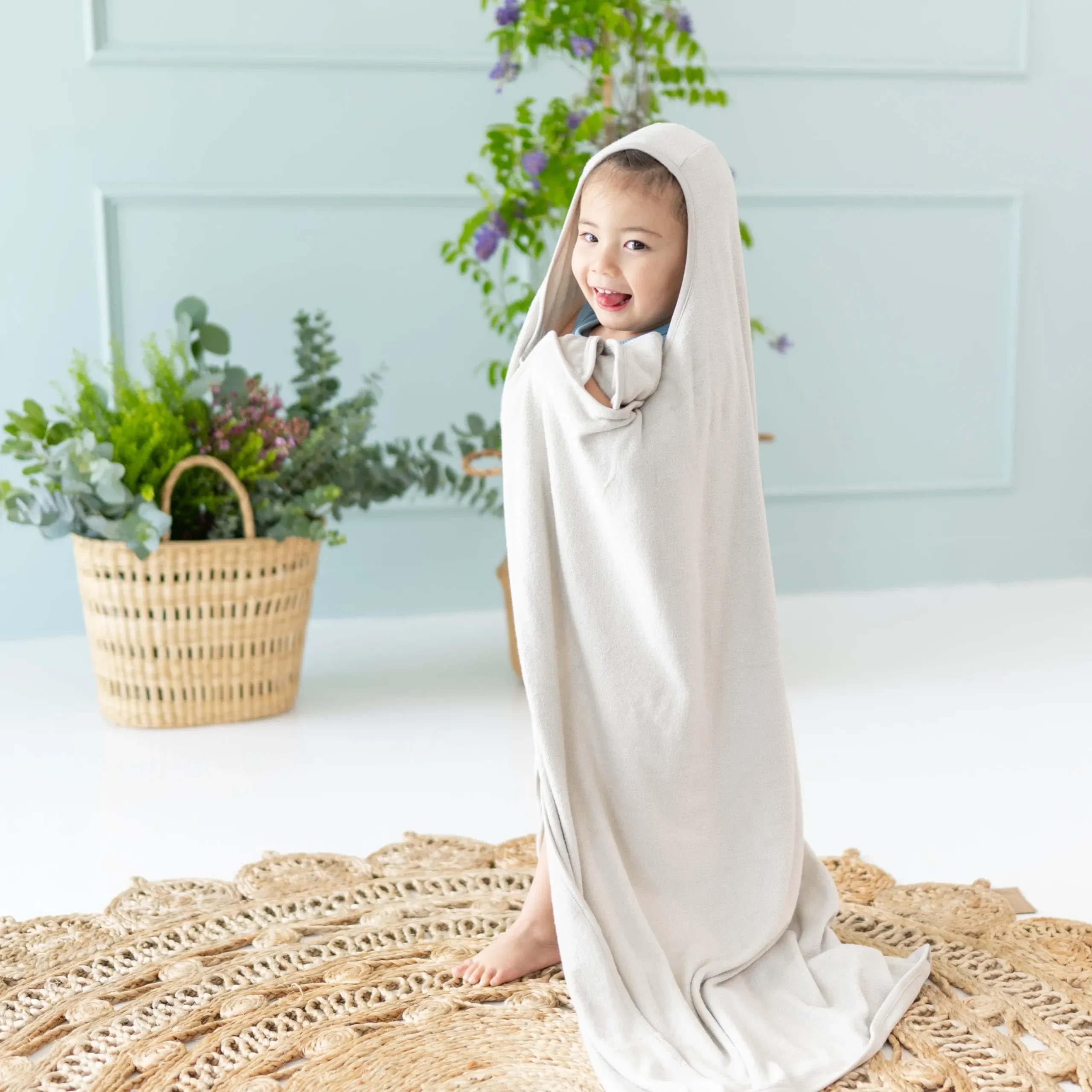 Online Kyte Baby Toddler Hooded Bath Towel in Oat
