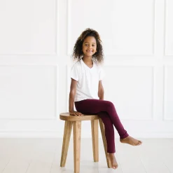 Clearance Kyte Baby Toddler Leggings in Burgundy