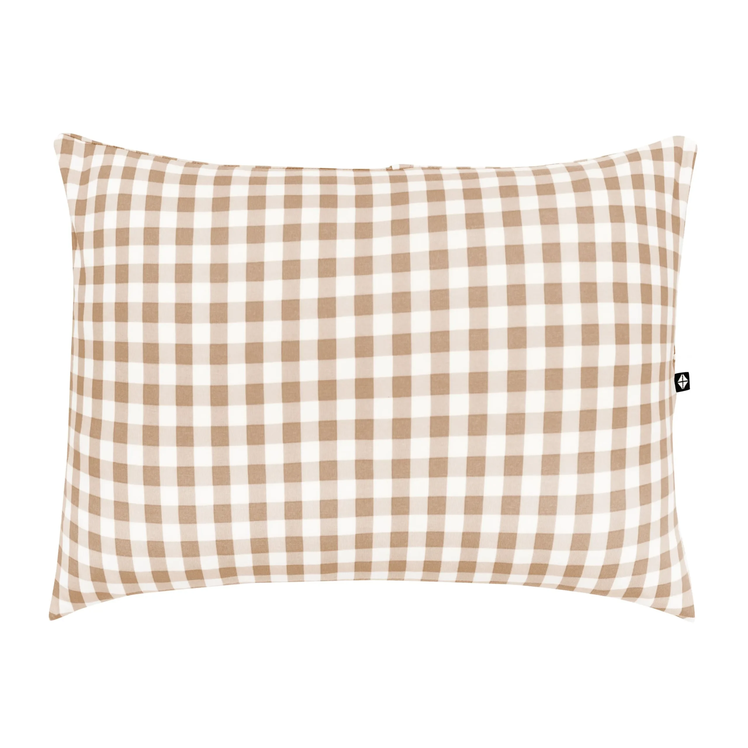 Discount Kyte Baby Toddler Pillowcase in Gingham Bisque