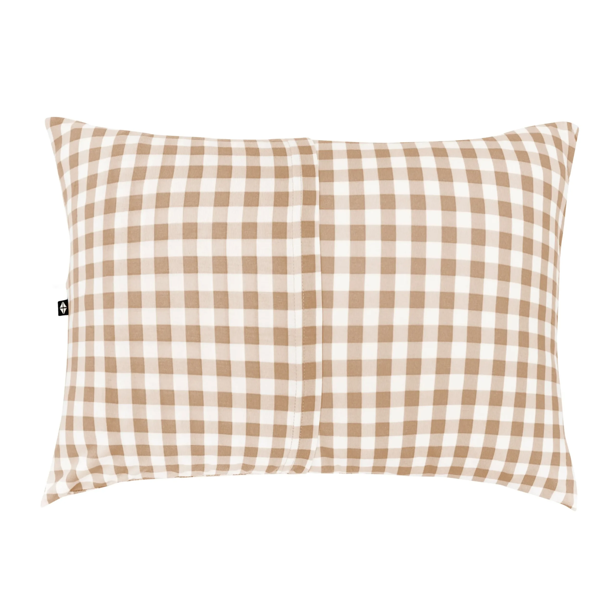 Discount Kyte Baby Toddler Pillowcase in Gingham Bisque