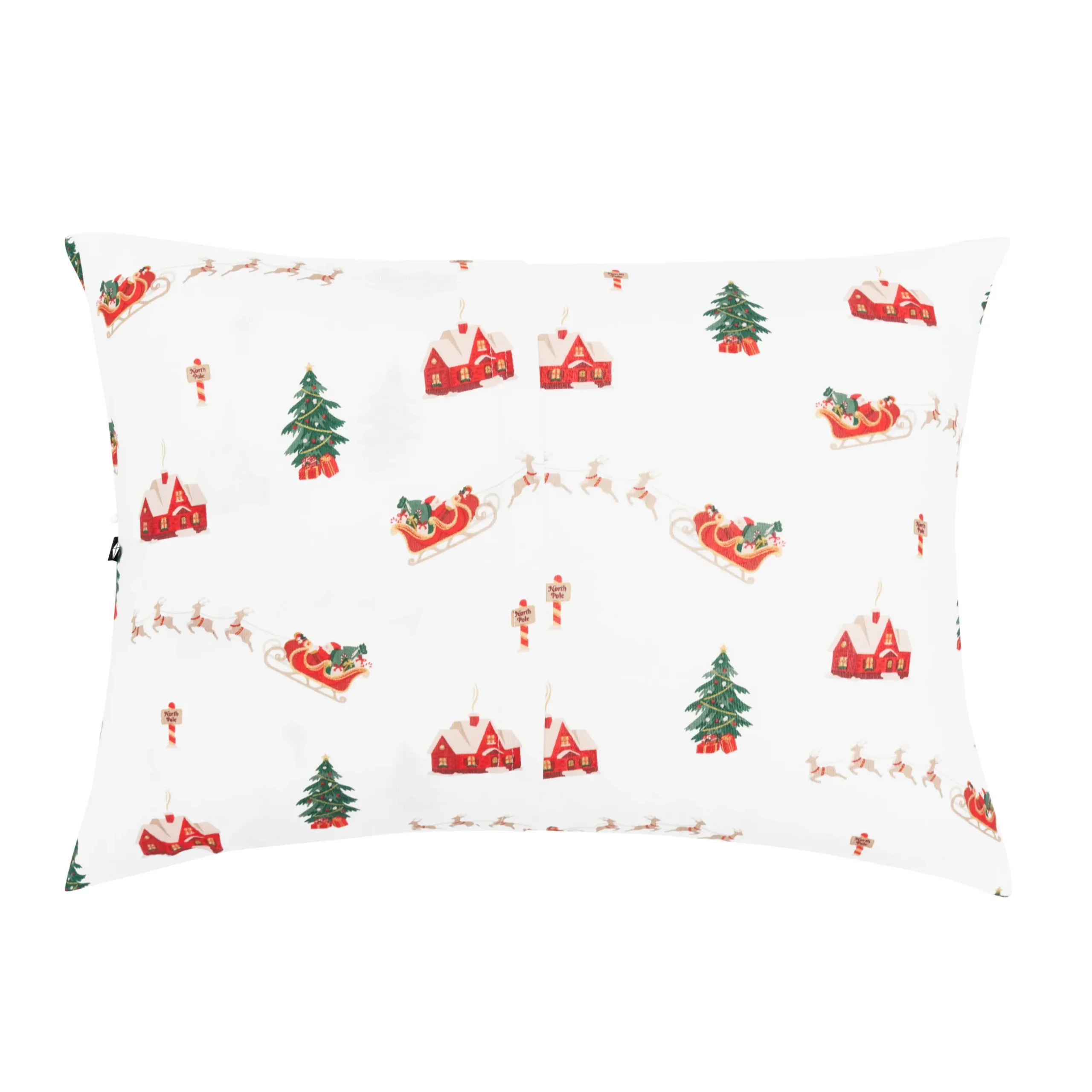 Kyte Baby Toddler Pillowcase in Santa Sleigh