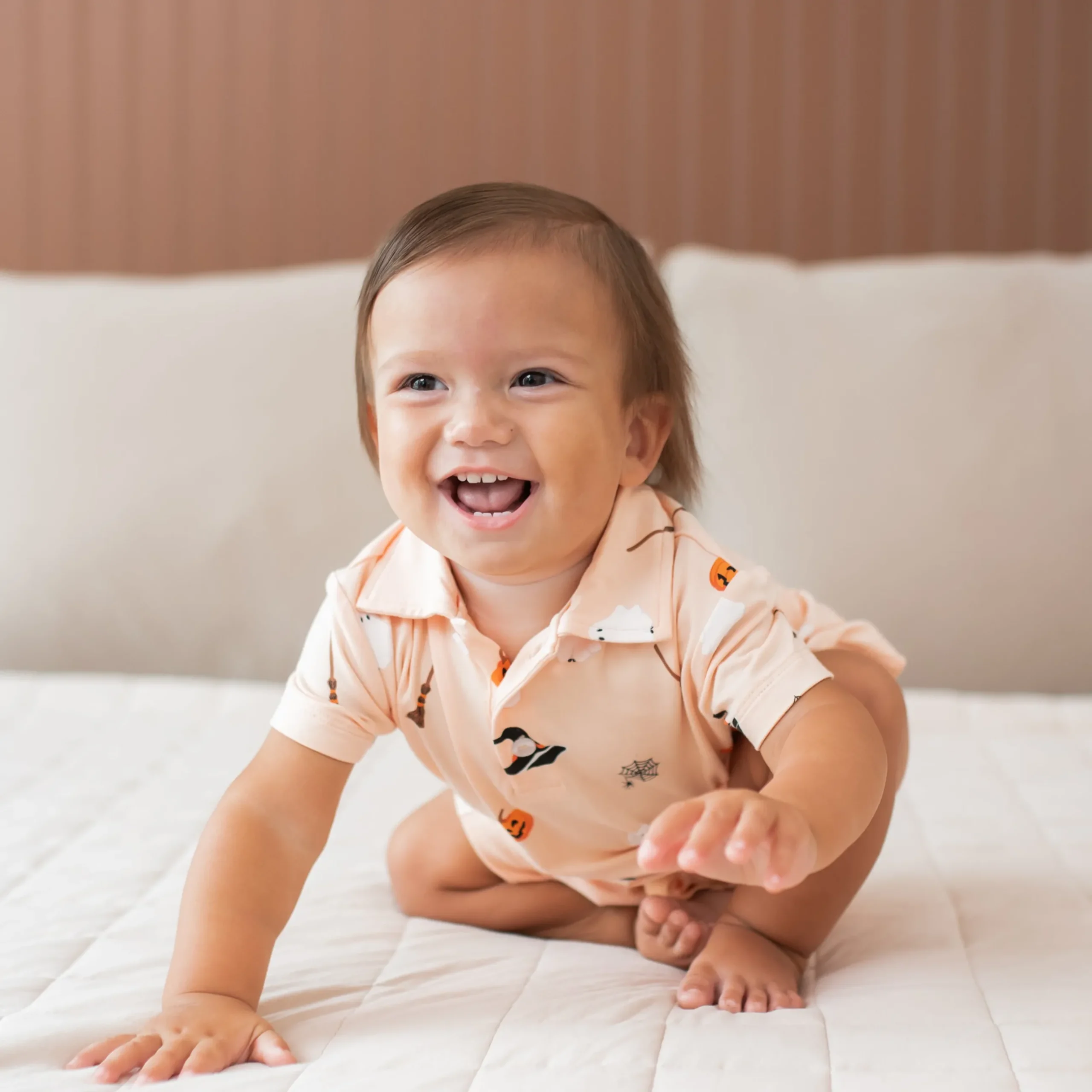 Clearance Kyte Baby Toddler Short Sleeve Polo in Bewitched