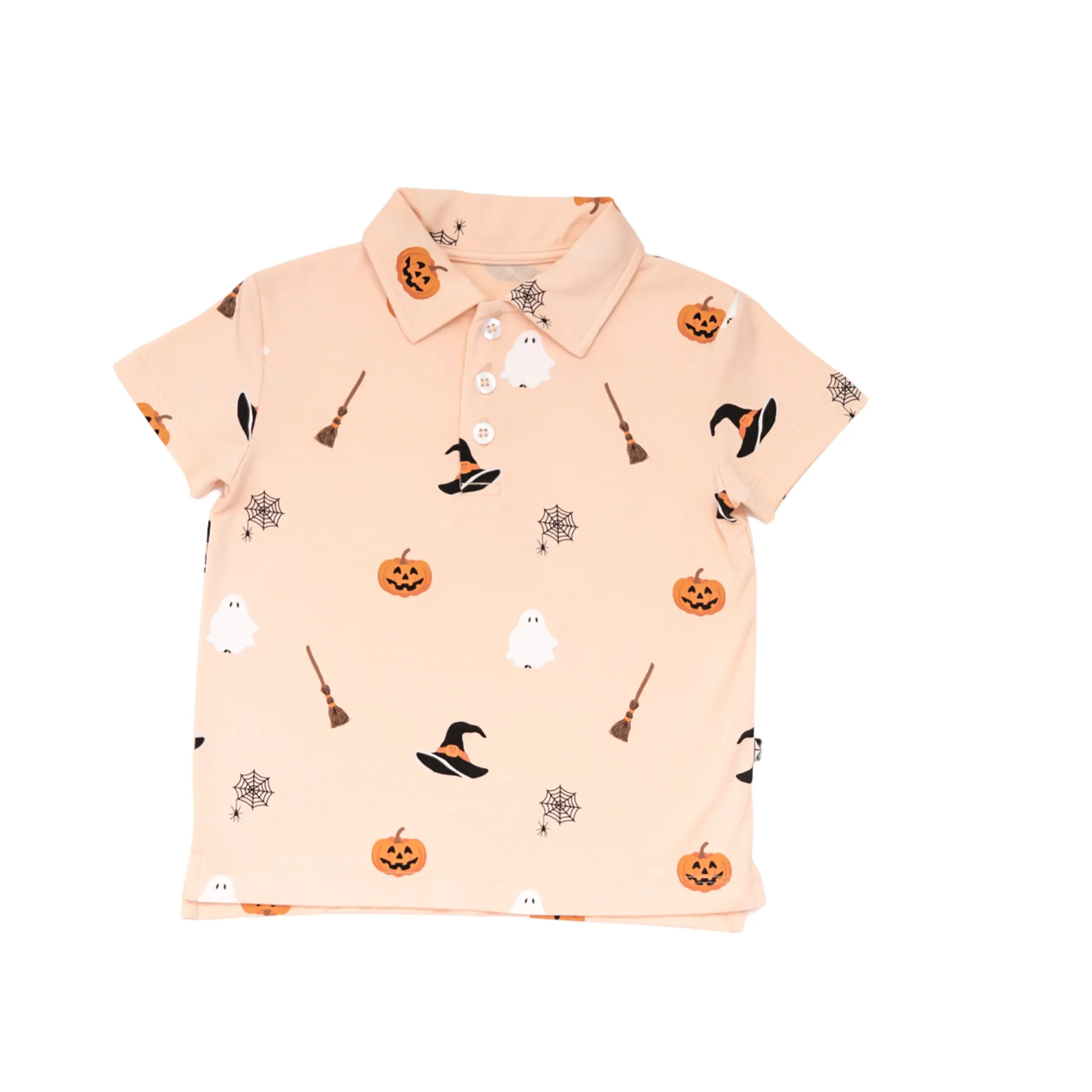 Clearance Kyte Baby Toddler Short Sleeve Polo in Bewitched