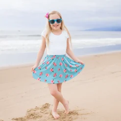 Hot Kyte Baby Toddler Skort in Hibiscus
