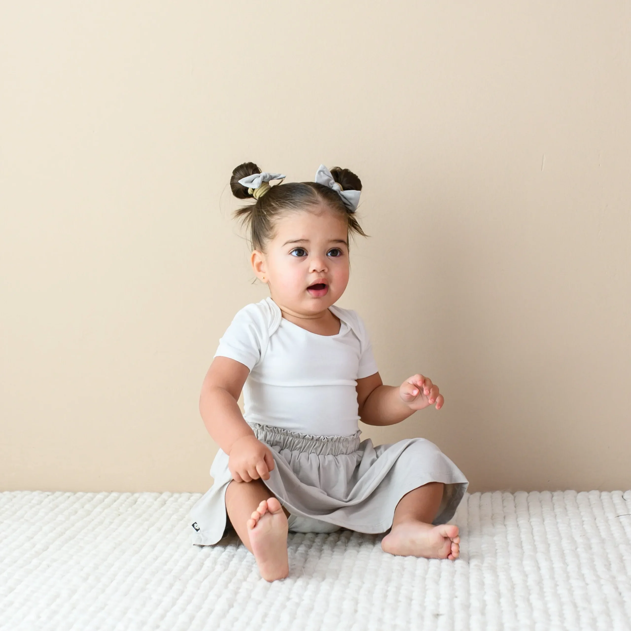 Discount Kyte Baby Toddler Skort in Oat