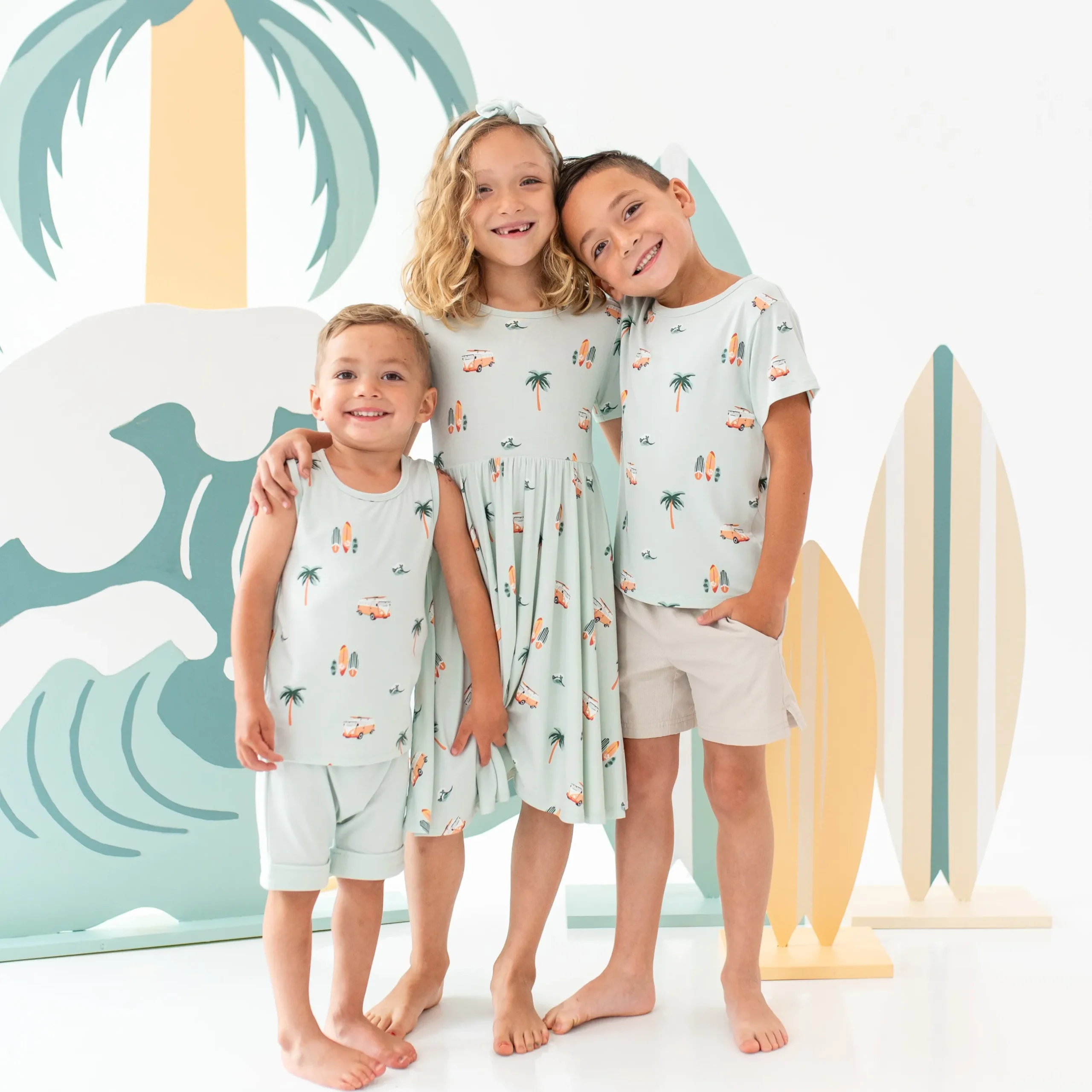New Kyte Baby Toddler Tank Top in Dew Surf