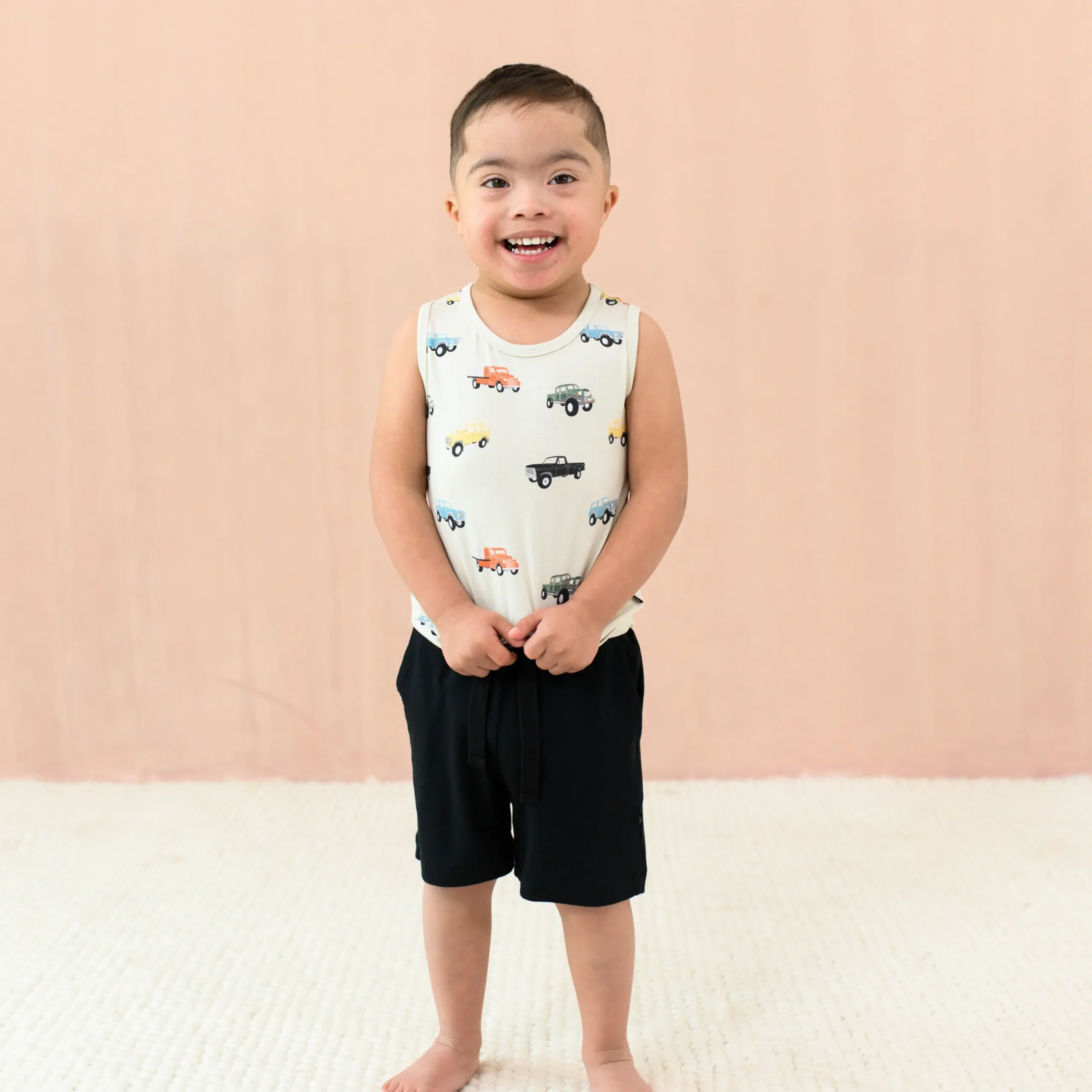 Clearance Kyte Baby Toddler Tank Top in Vintage Truck