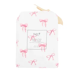 Hot Kyte Baby Twin Sheet in Bow