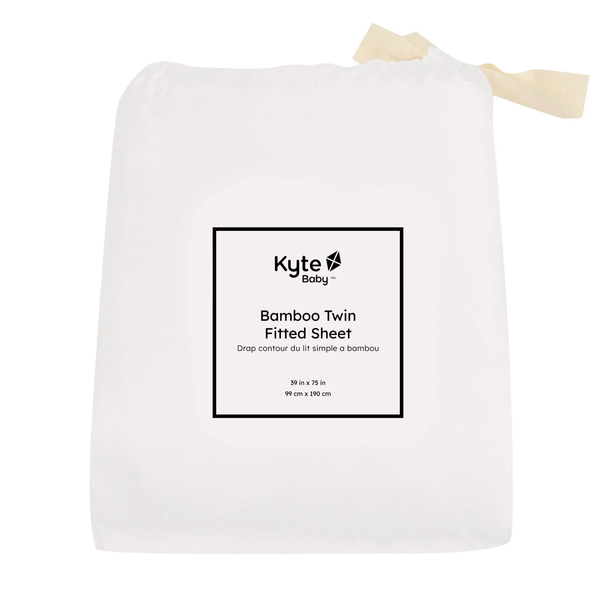 Outlet Kyte Baby Twin Sheet in Cloud