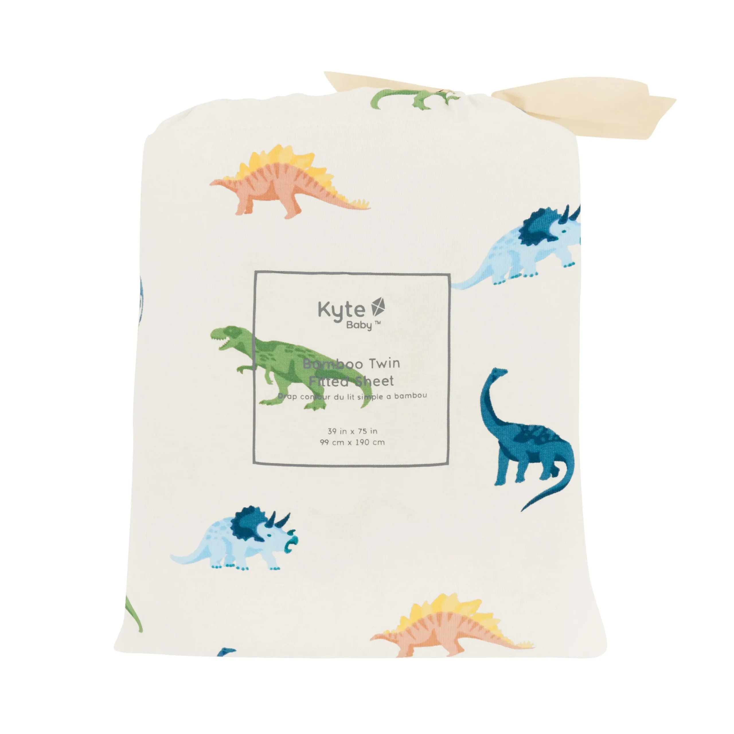 Online Kyte Baby Twin Sheet in Ecru Roar