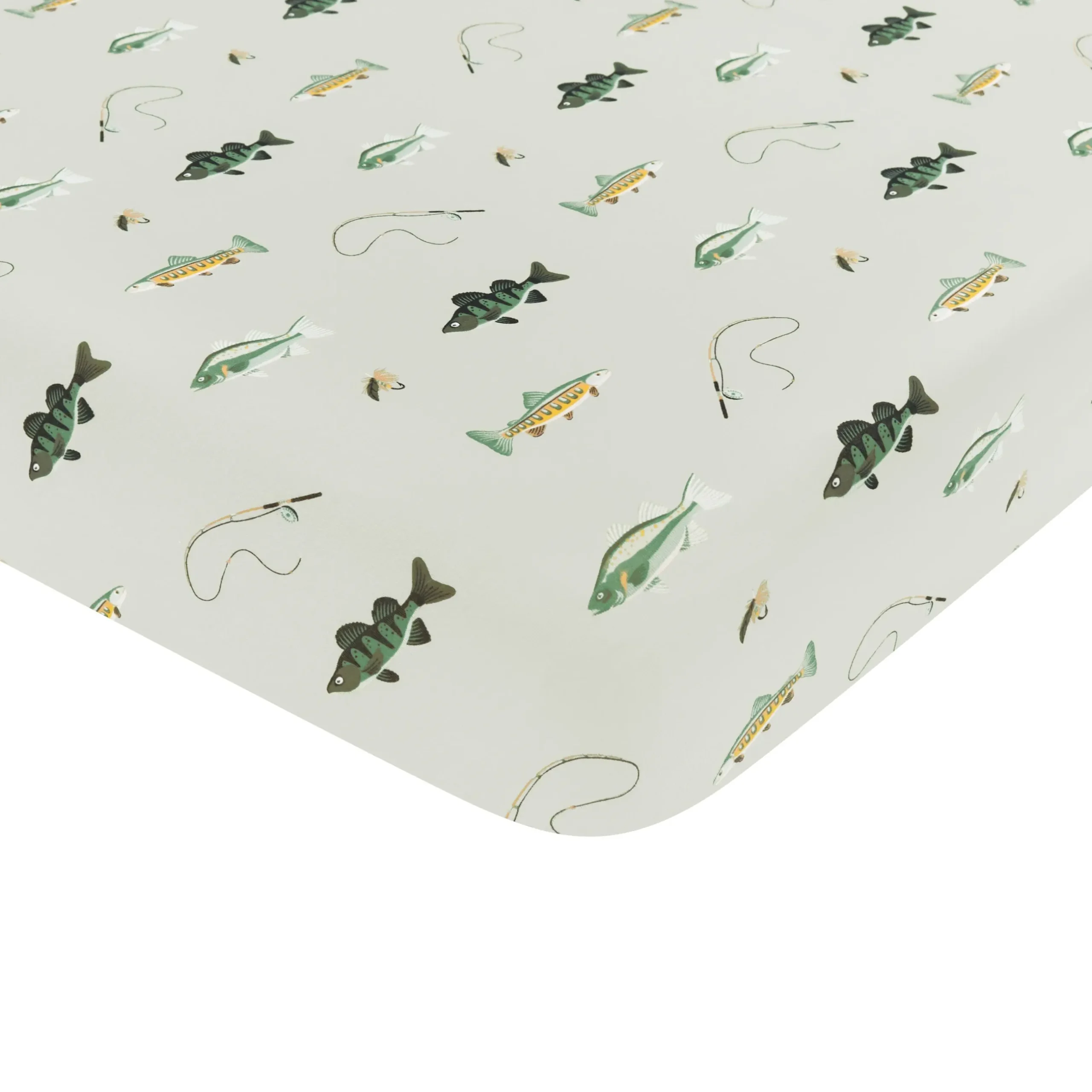 New Kyte Baby Twin Sheet in Fishing