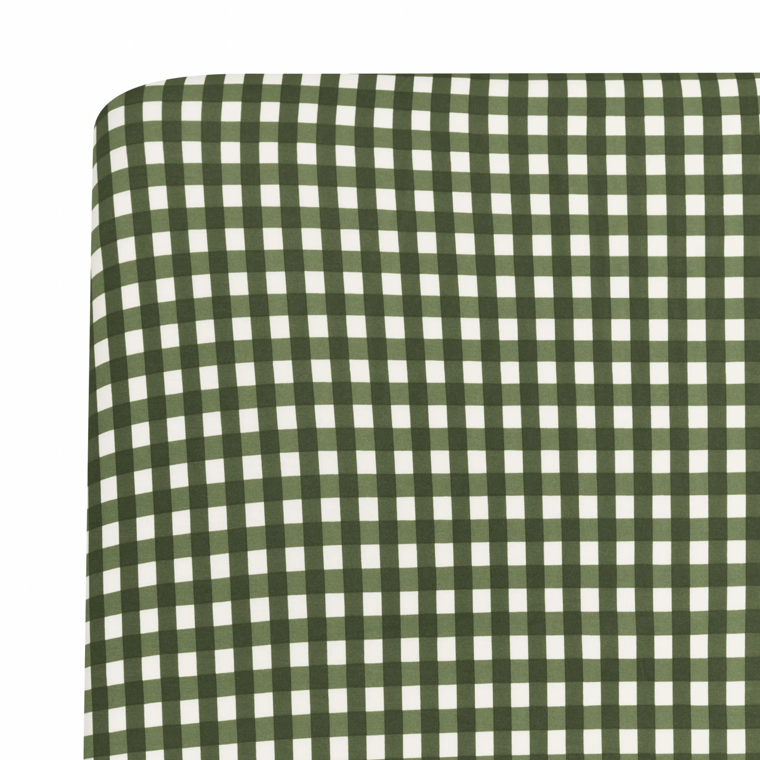 Kyte Baby Twin Sheet in Gingham Fir