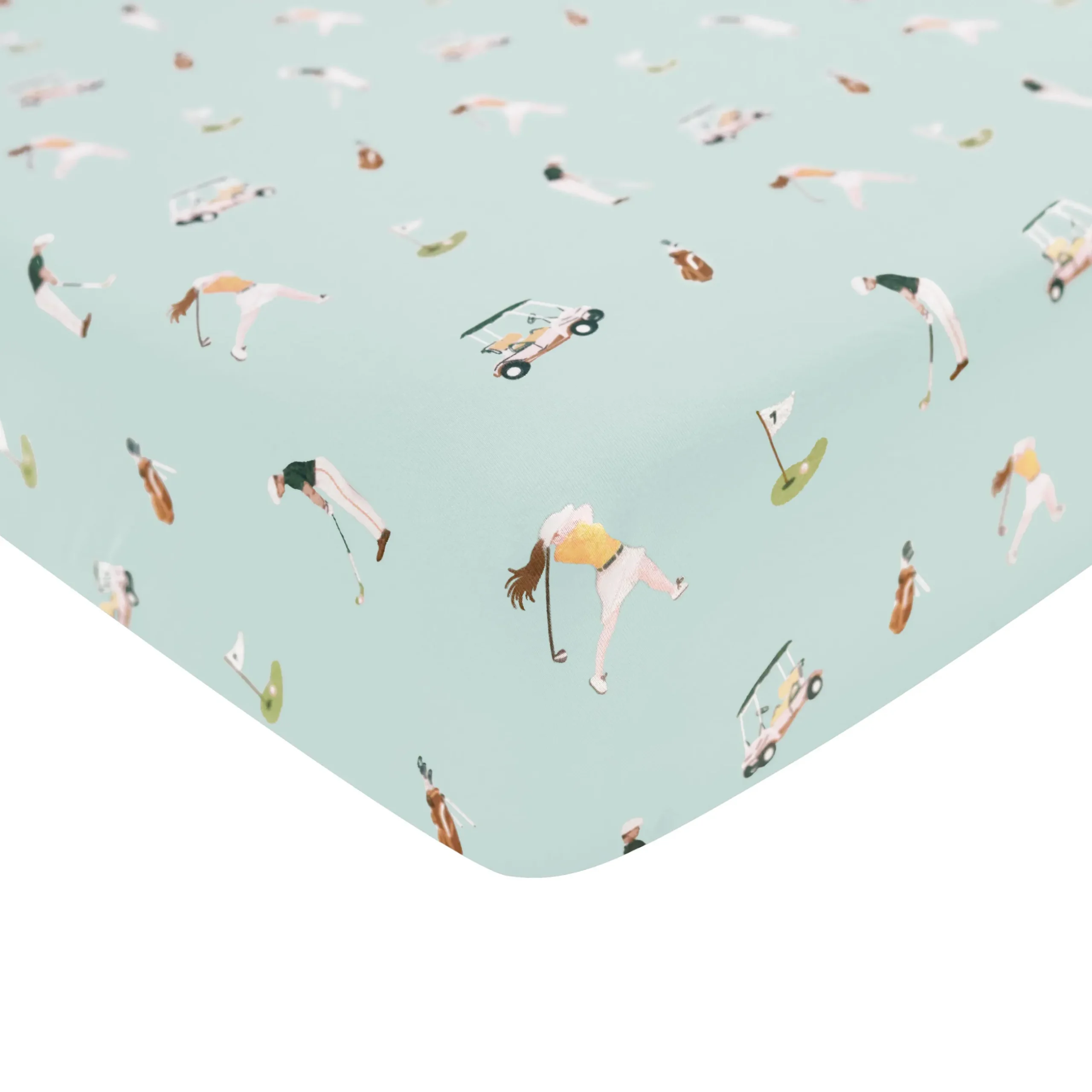 Outlet Kyte Baby Twin Sheet in Golf