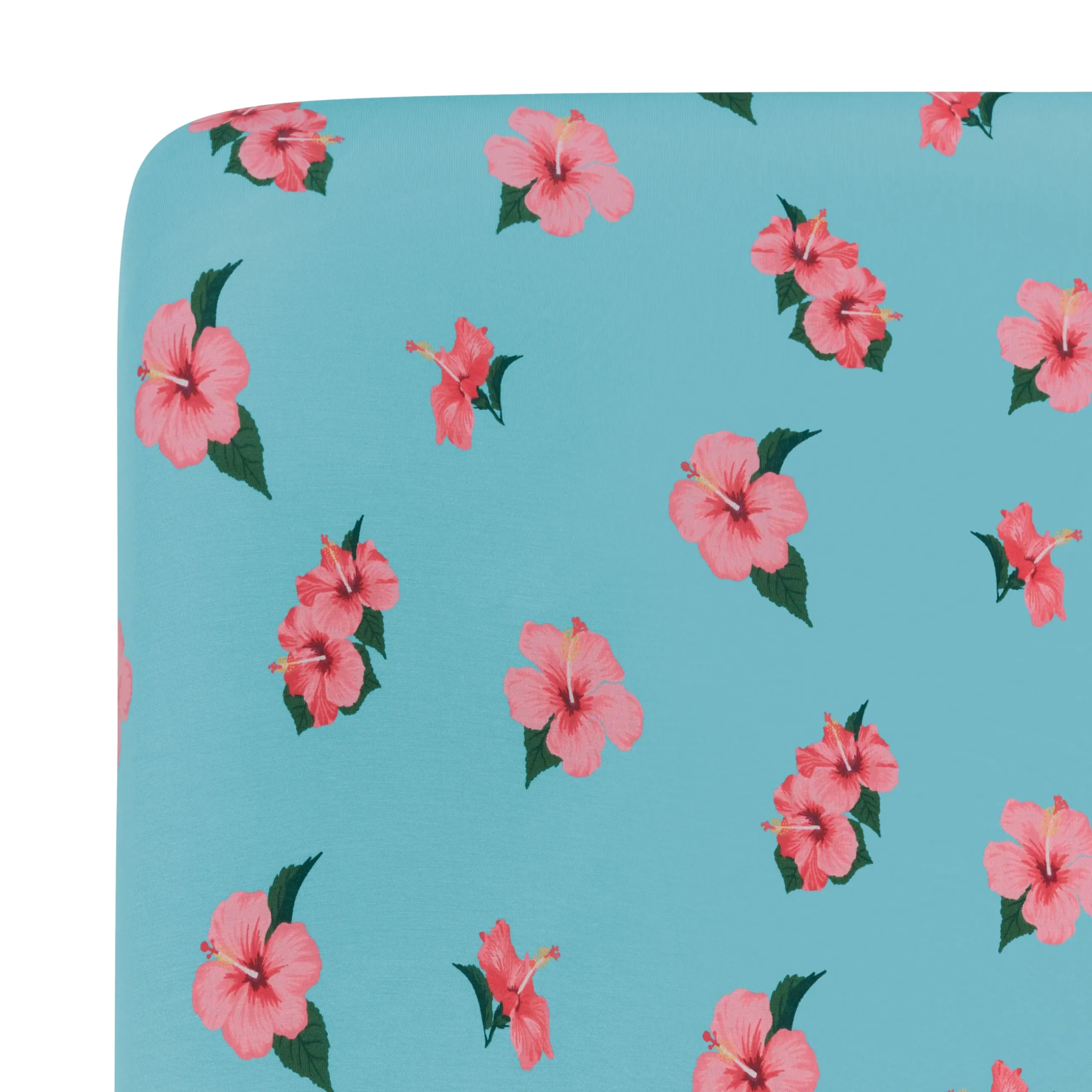 Discount Kyte Baby Twin Sheet in Hibiscus