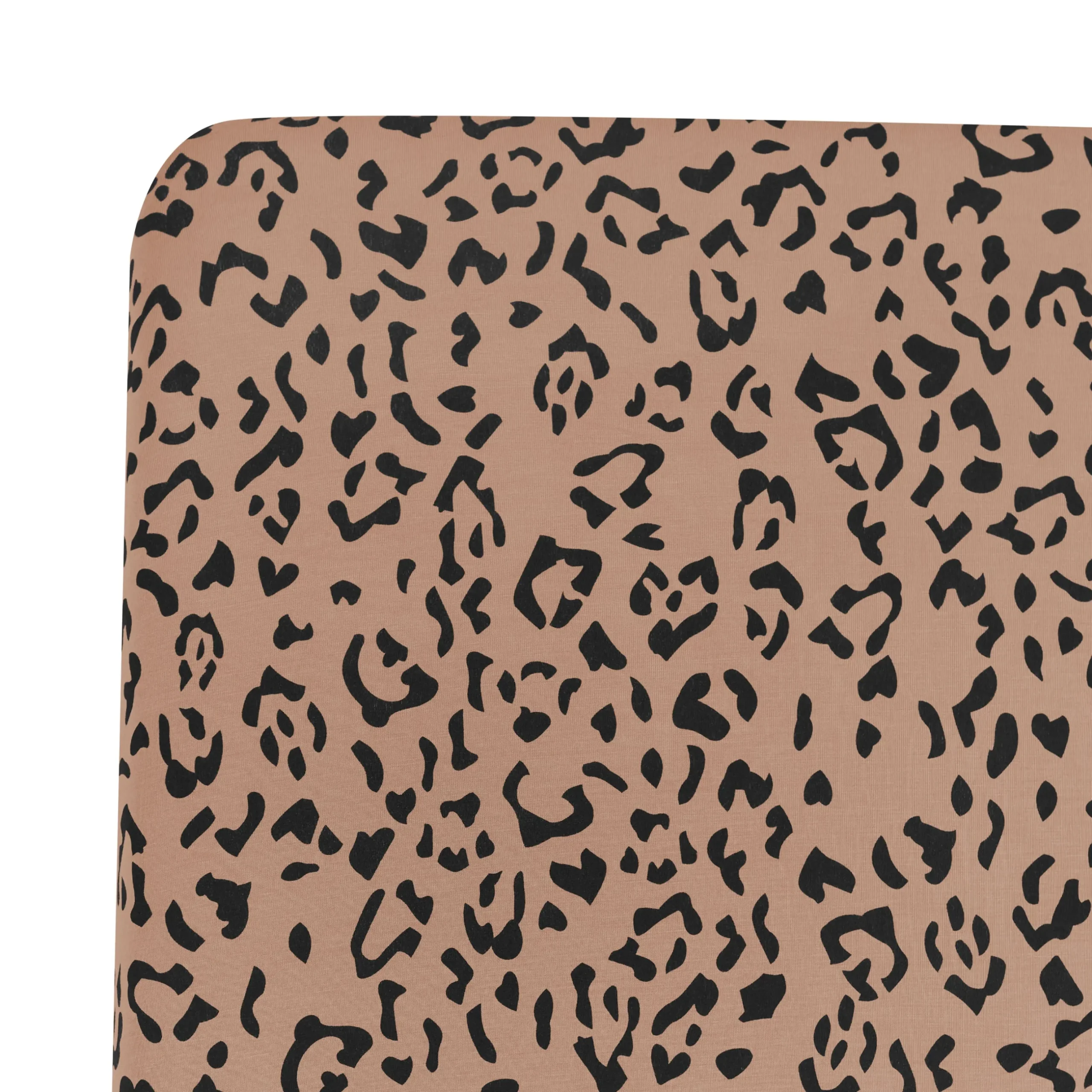 Kyte Baby Twin Sheet in Latte Leopard