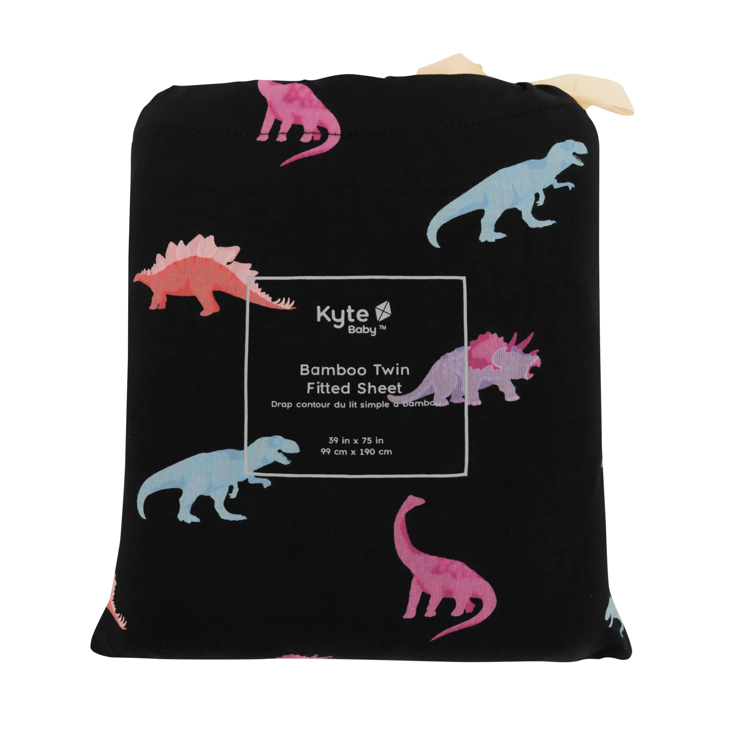 Clearance Kyte Baby Twin Sheet in Midnight Roar
