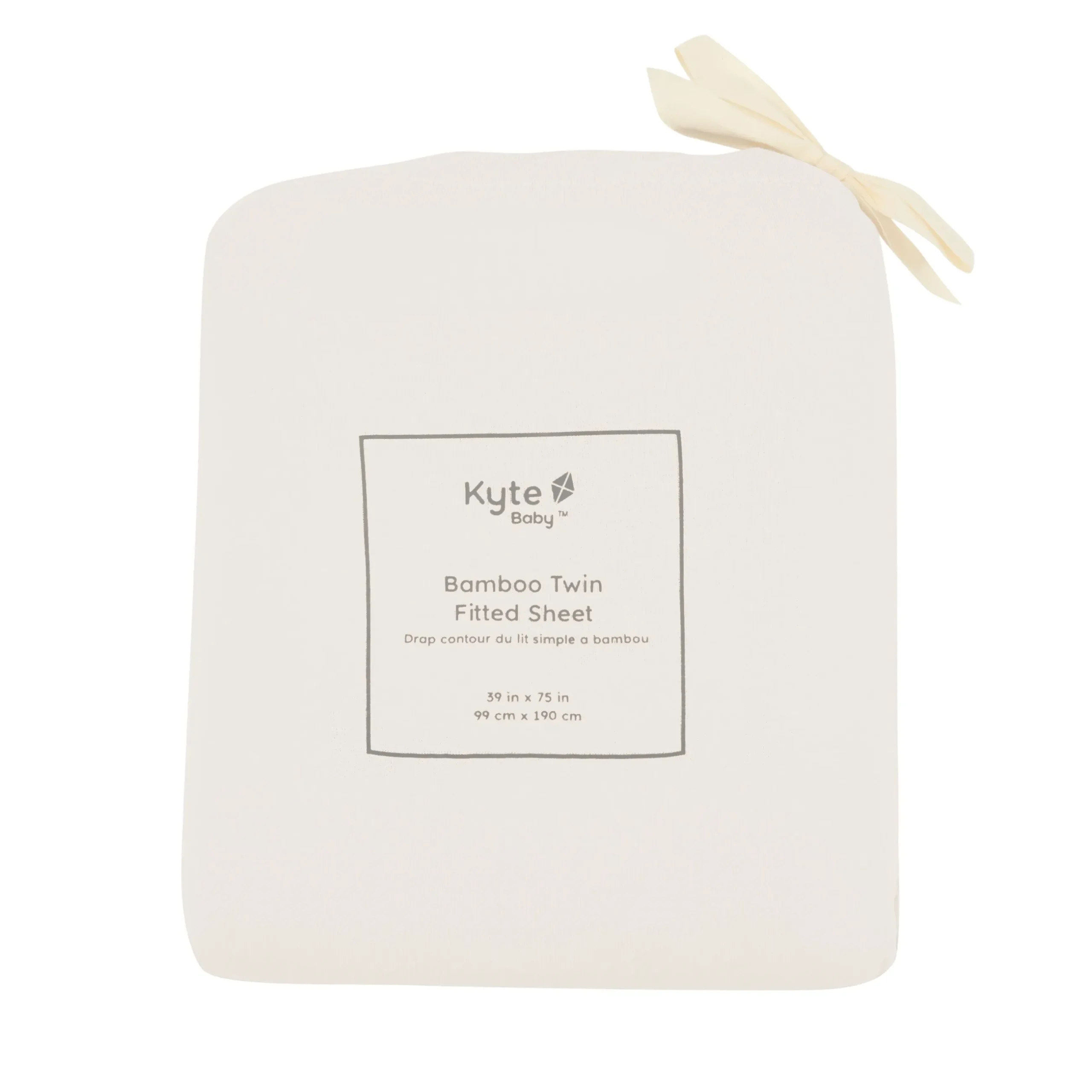 Best Kyte Baby Twin Sheet in Oat