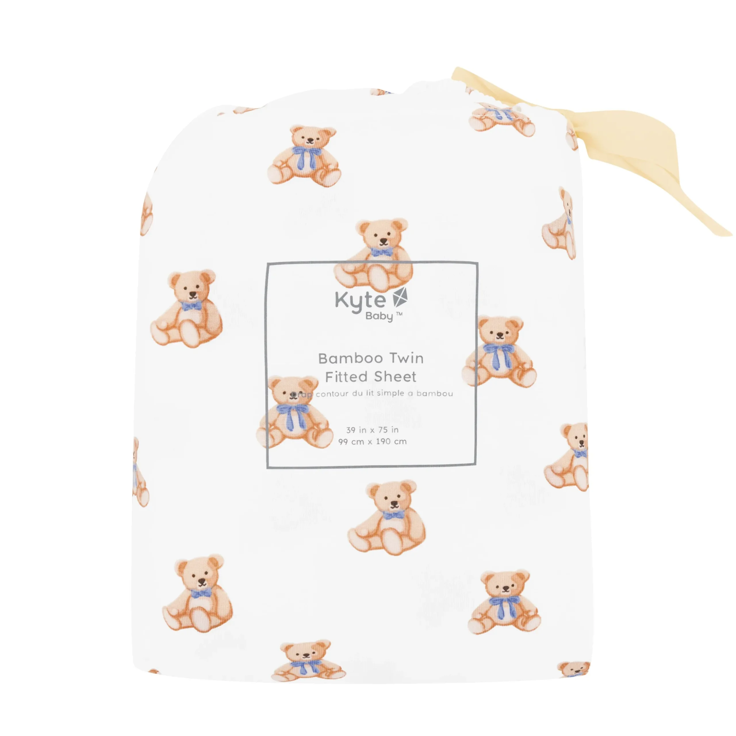 Sale Kyte Baby Twin Sheet in Teddy Bear