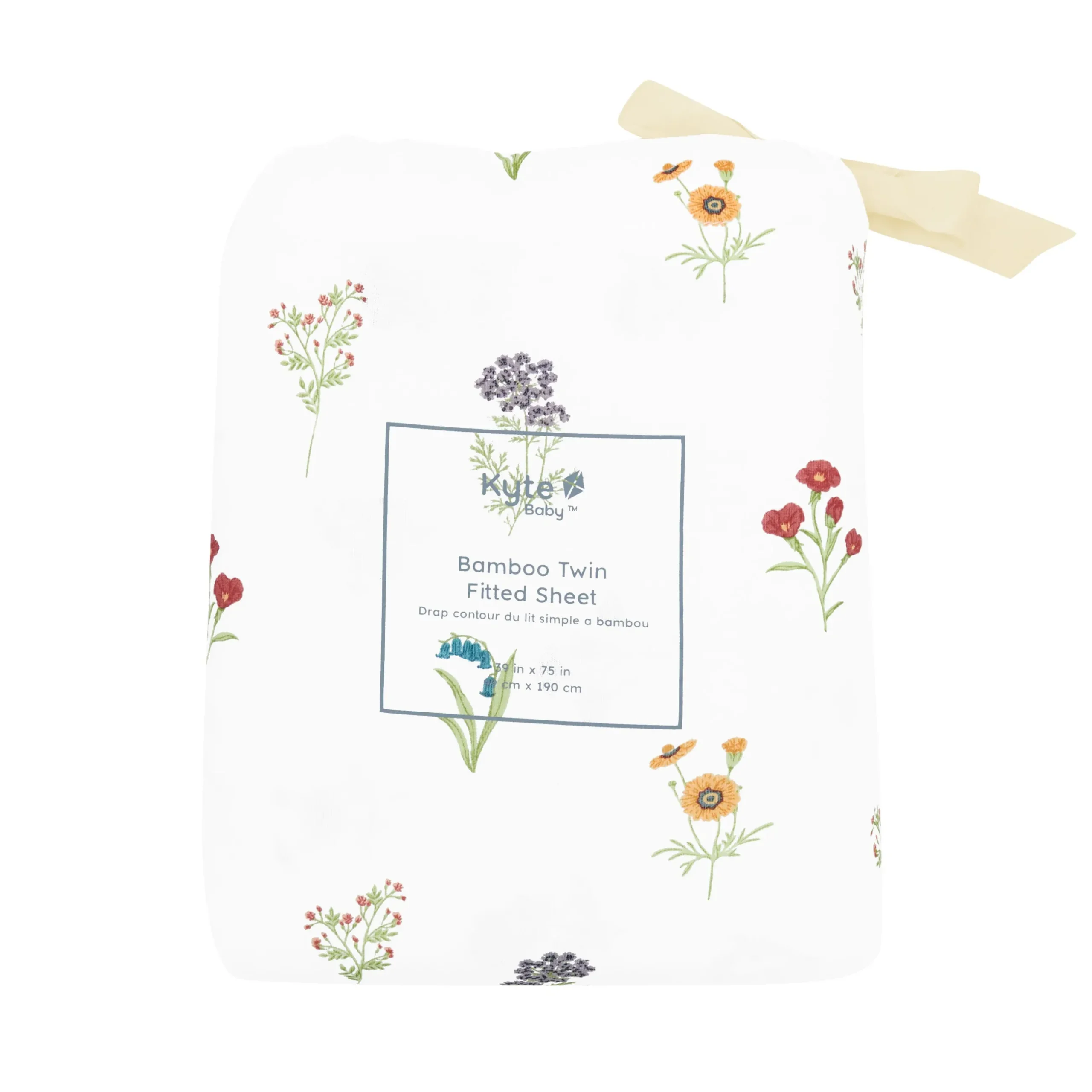 Outlet Kyte Baby Twin Sheet in Wildflower