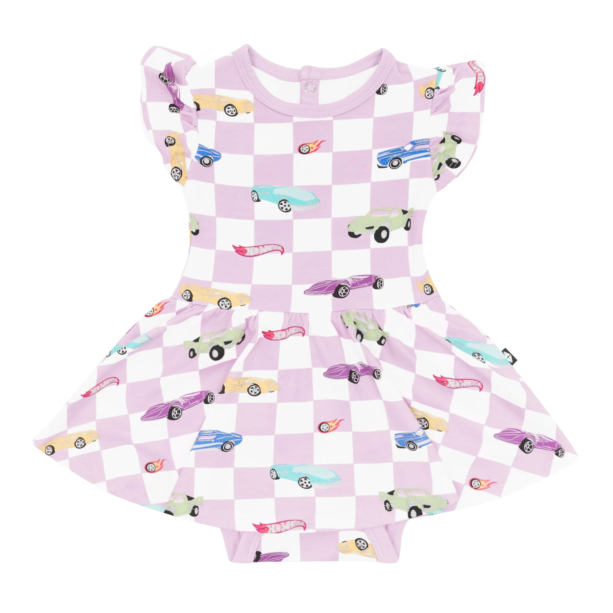 Clearance Kyte Baby Twirl Bodysuit Dress in Sparkles and Speed
