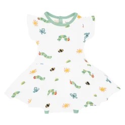 Kyte Baby Twirl Bodysuit Dress in The Very Hungry Caterpillar™ and Friends