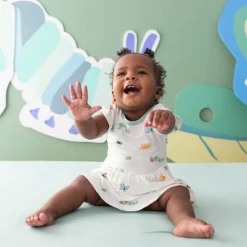 Kyte Baby Twirl Bodysuit Dress in The Very Hungry Caterpillar™ and Friends