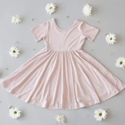 Best Kyte Baby Twirl Dress in Blush