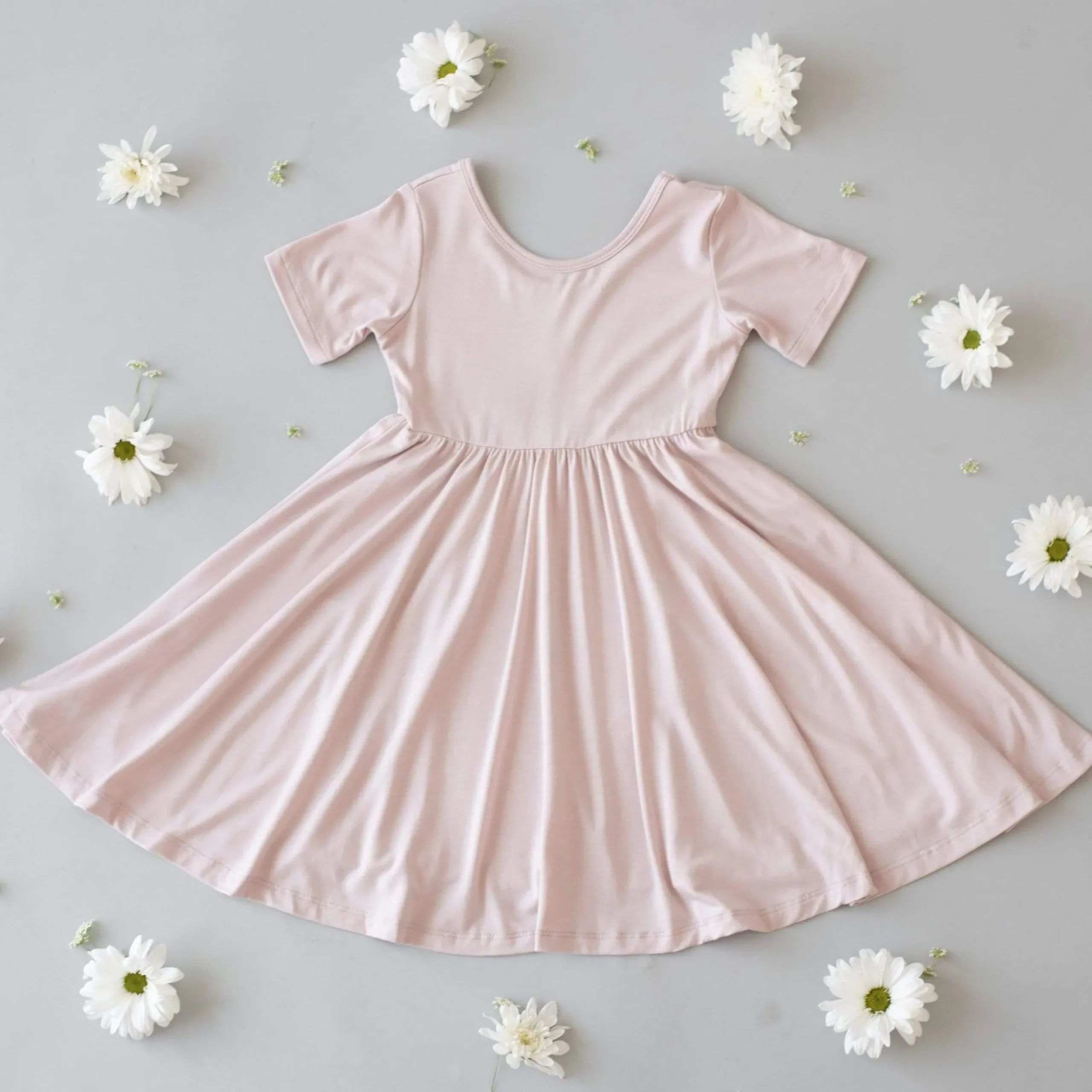 Best Kyte Baby Twirl Dress in Blush