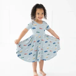 Discount Kyte Baby Twirl Dress in Construction