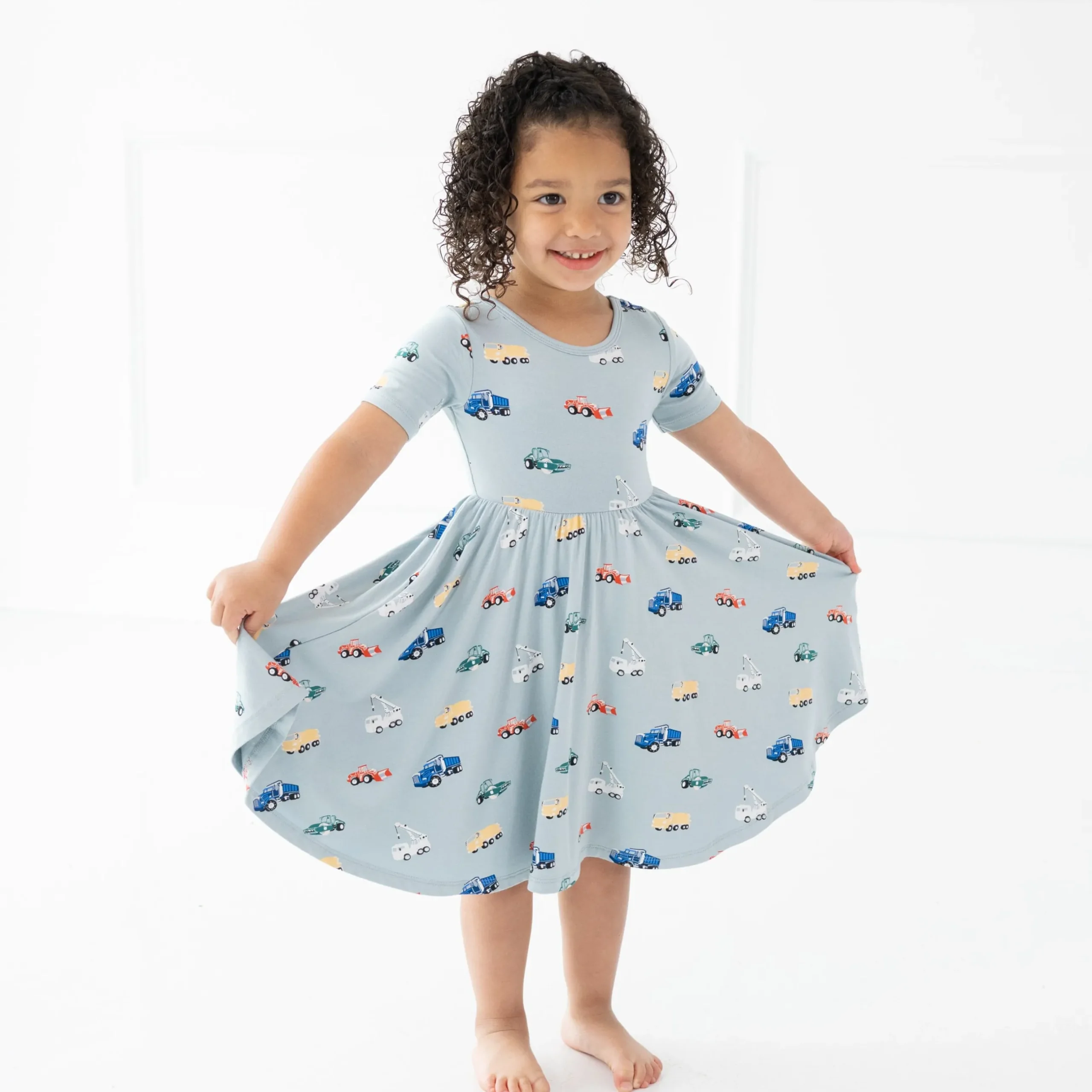 Discount Kyte Baby Twirl Dress in Construction