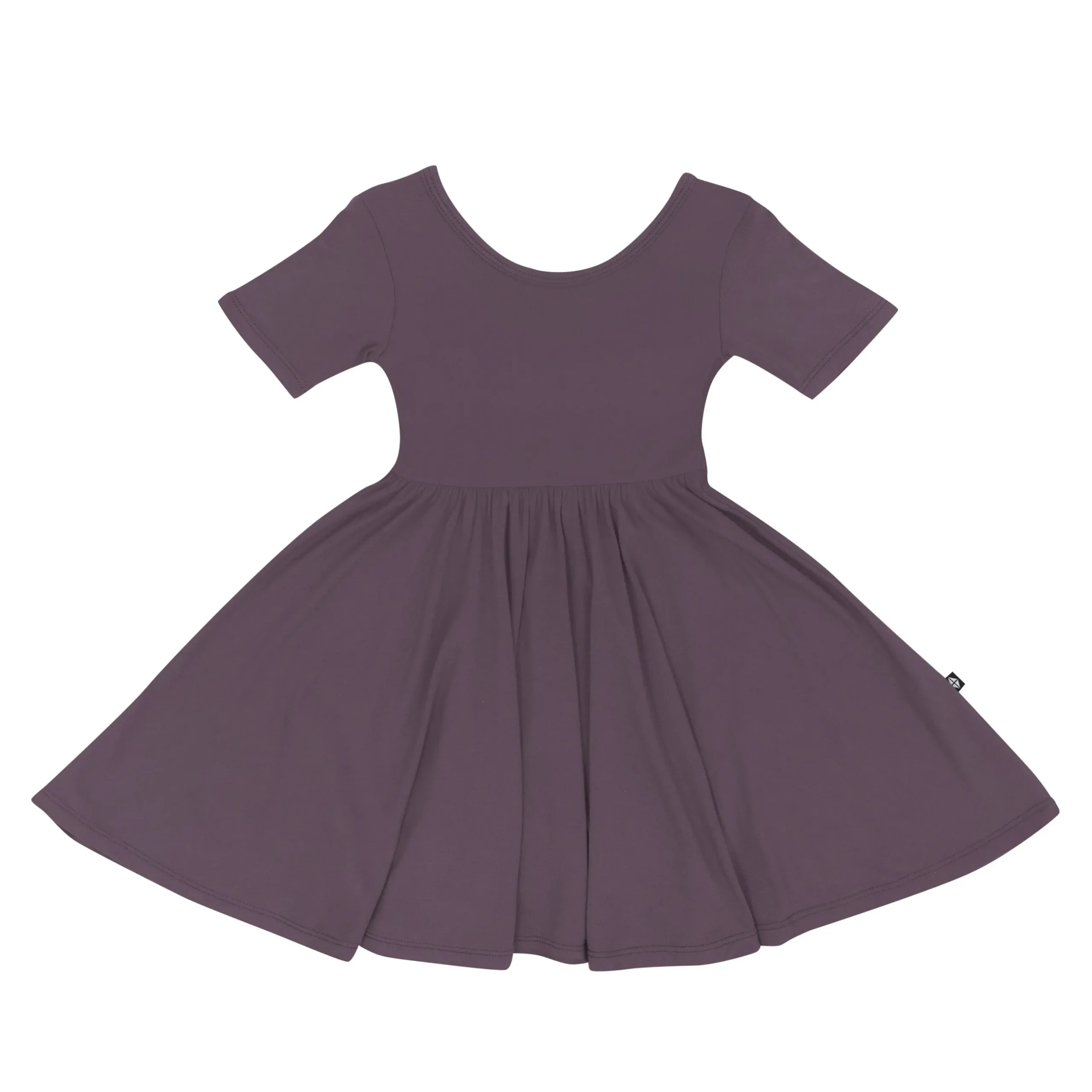 New Kyte Baby Twirl Dress in Currant