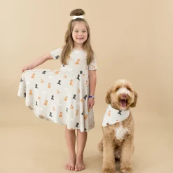 Sale Kyte Baby Twirl Dress in Fluffy Dog