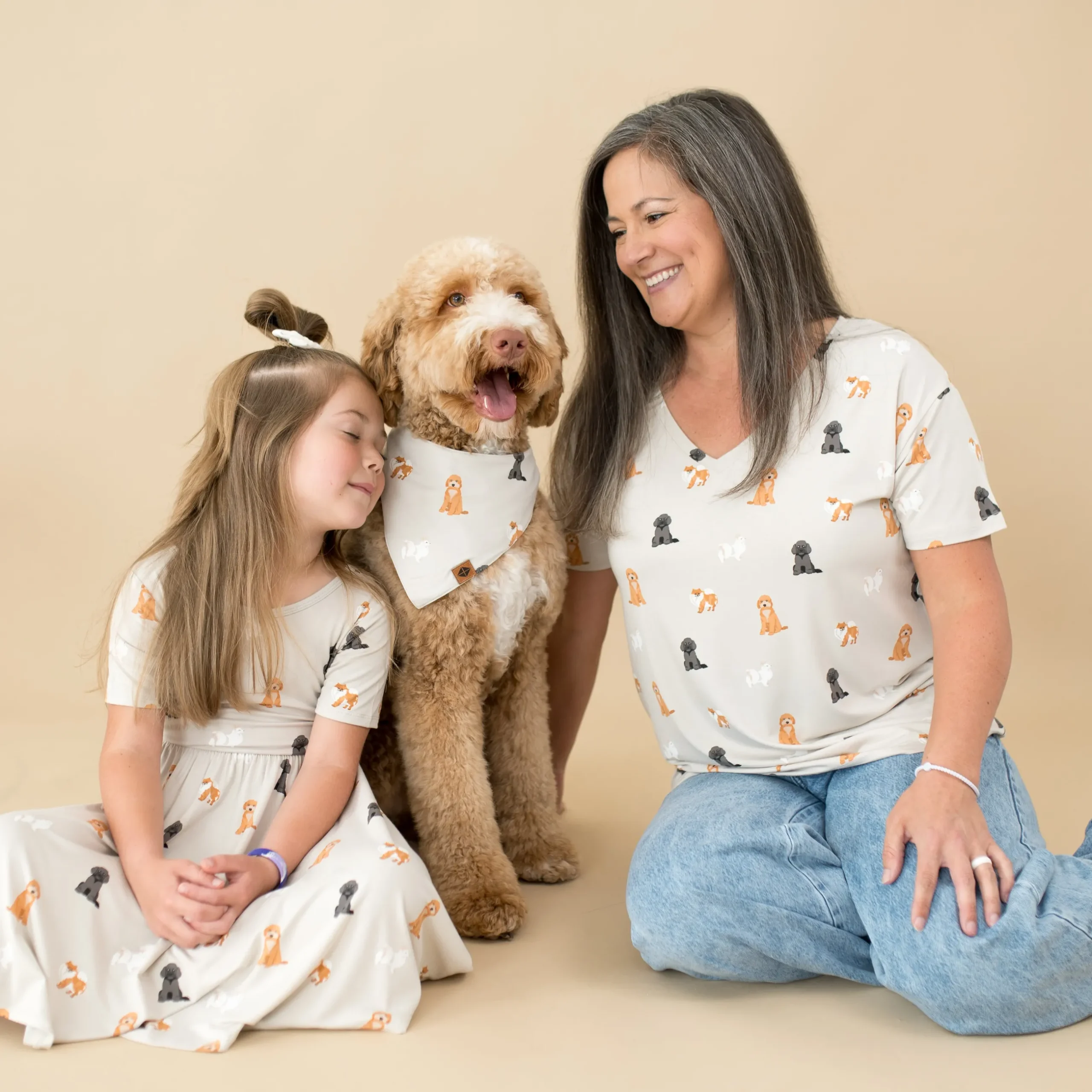Sale Kyte Baby Twirl Dress in Fluffy Dog