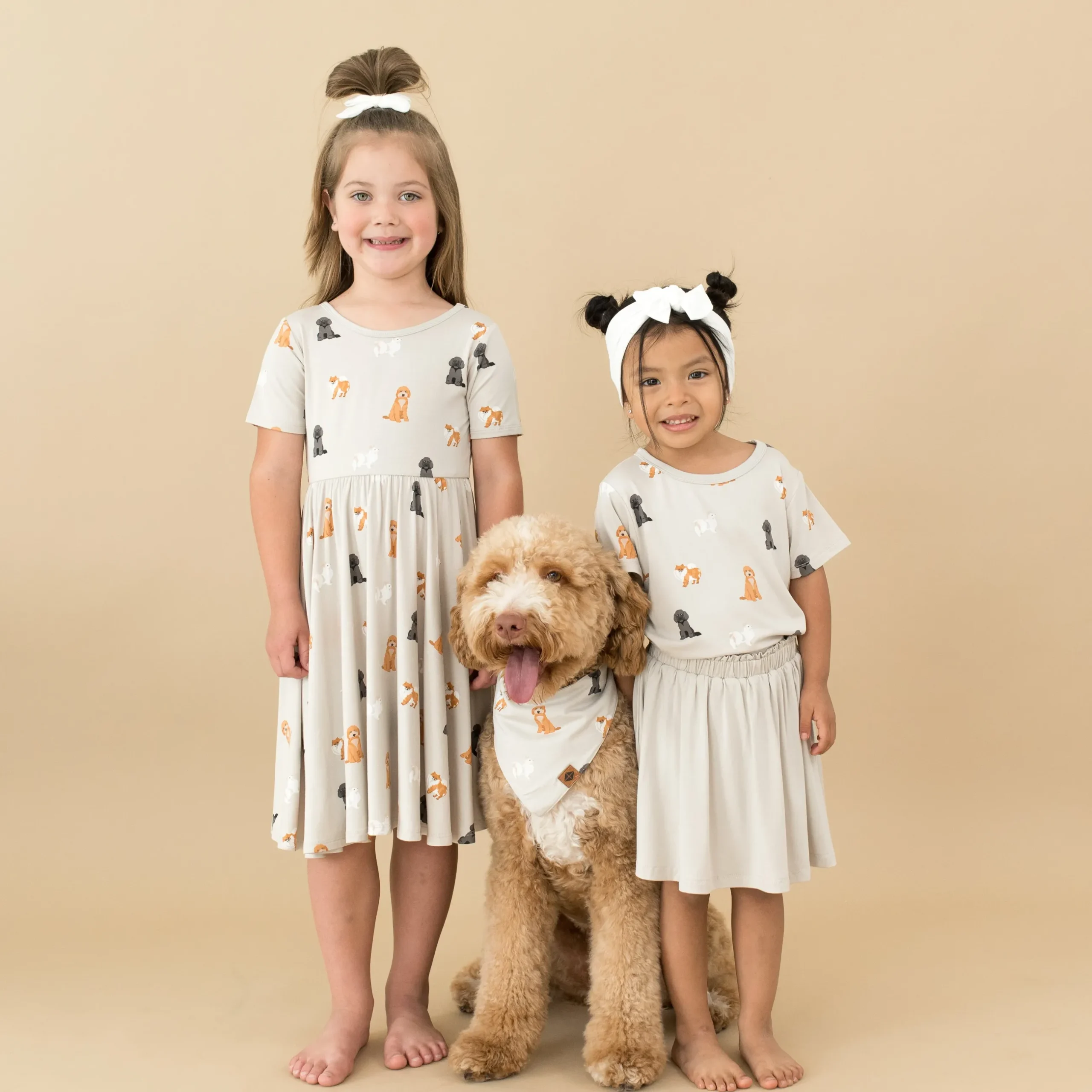 Sale Kyte Baby Twirl Dress in Fluffy Dog