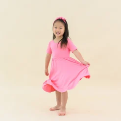 Outlet Kyte Baby Twirl Dress in Guava