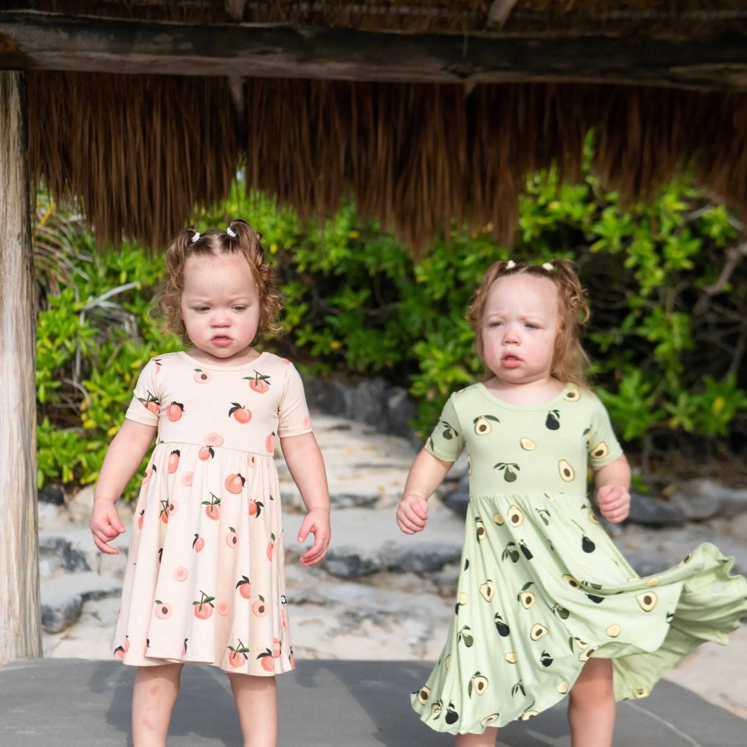 Outlet Kyte Baby Twirl Dress in Peach