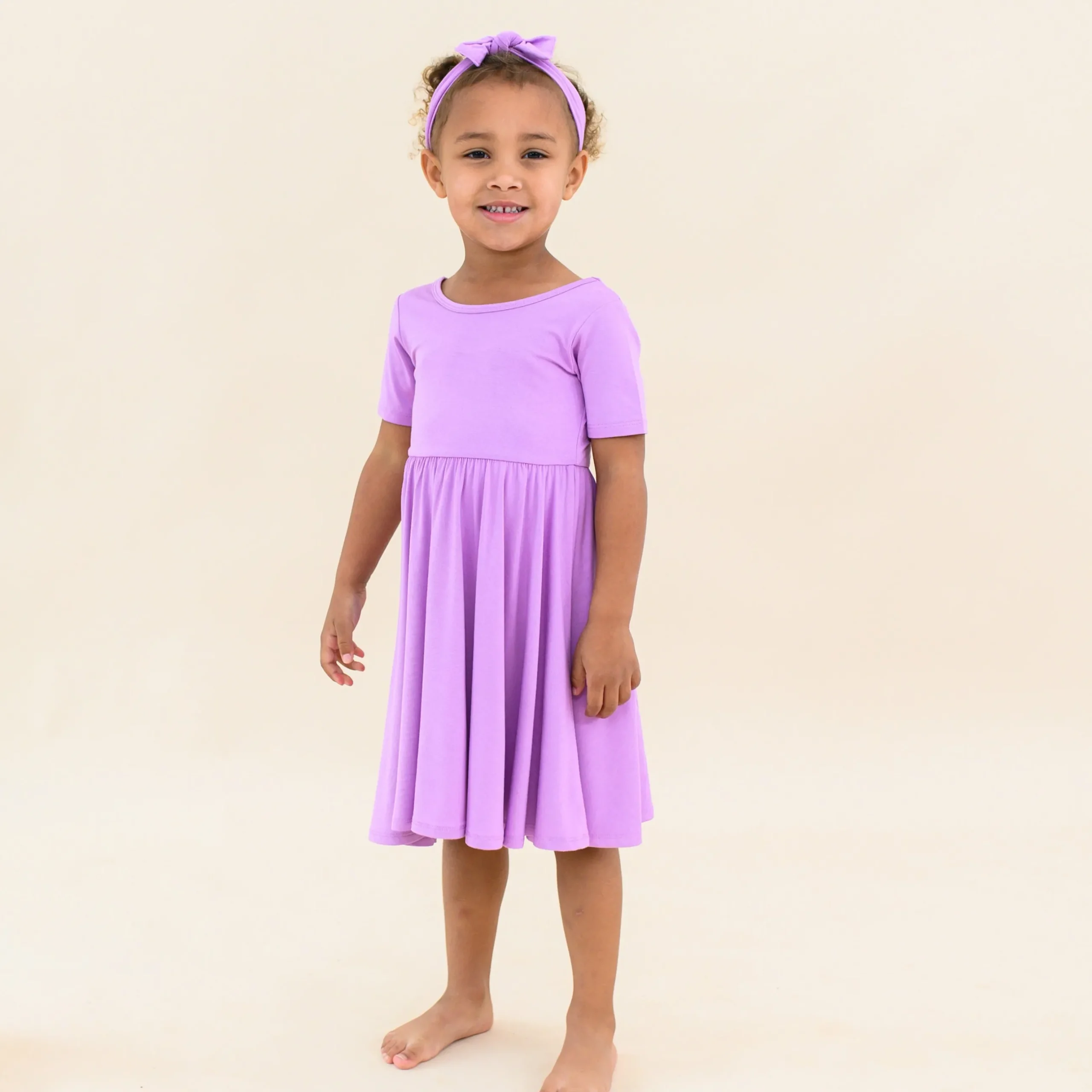 New Kyte Baby Twirl Dress in Poi