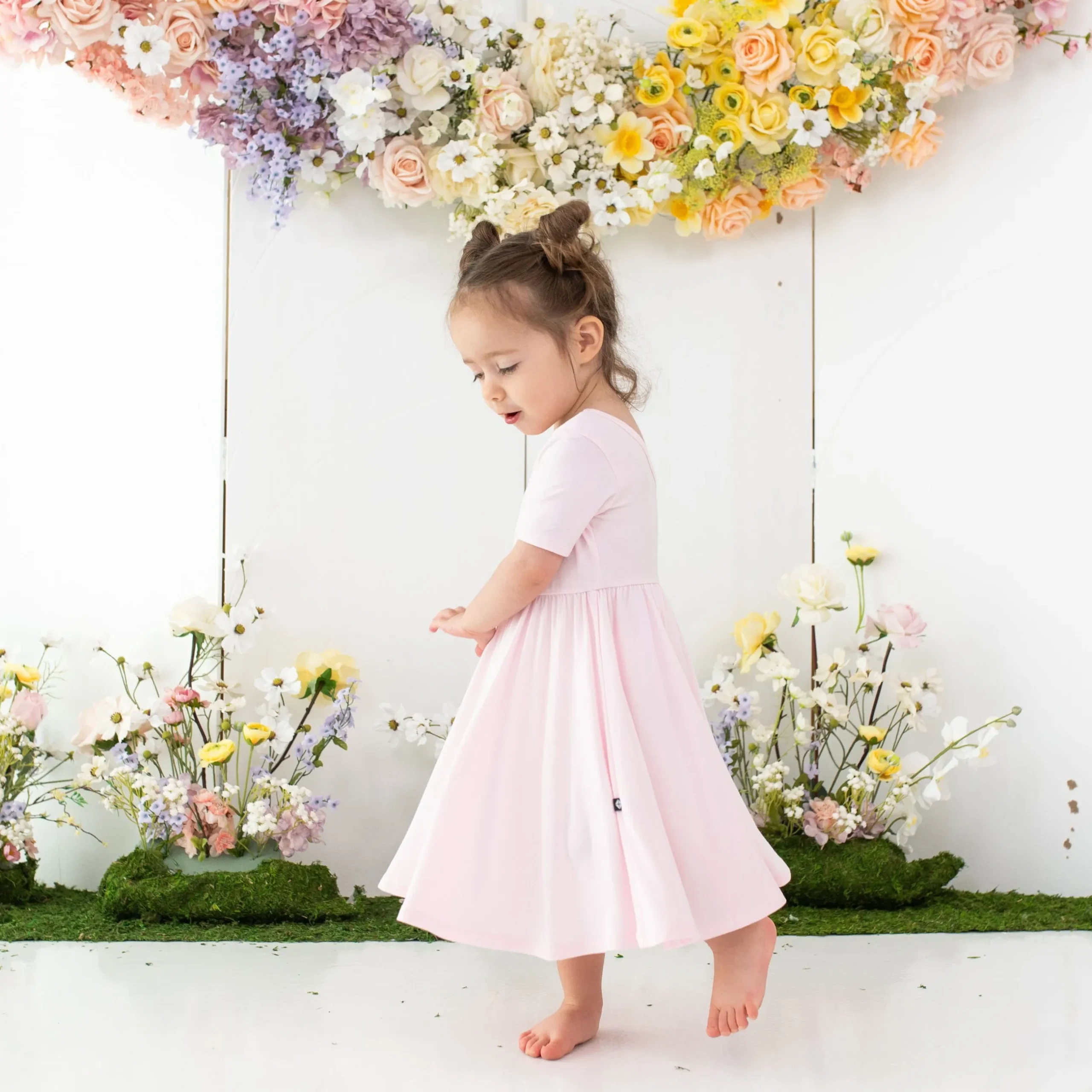 Clearance Kyte Baby Twirl Dress in Sakura