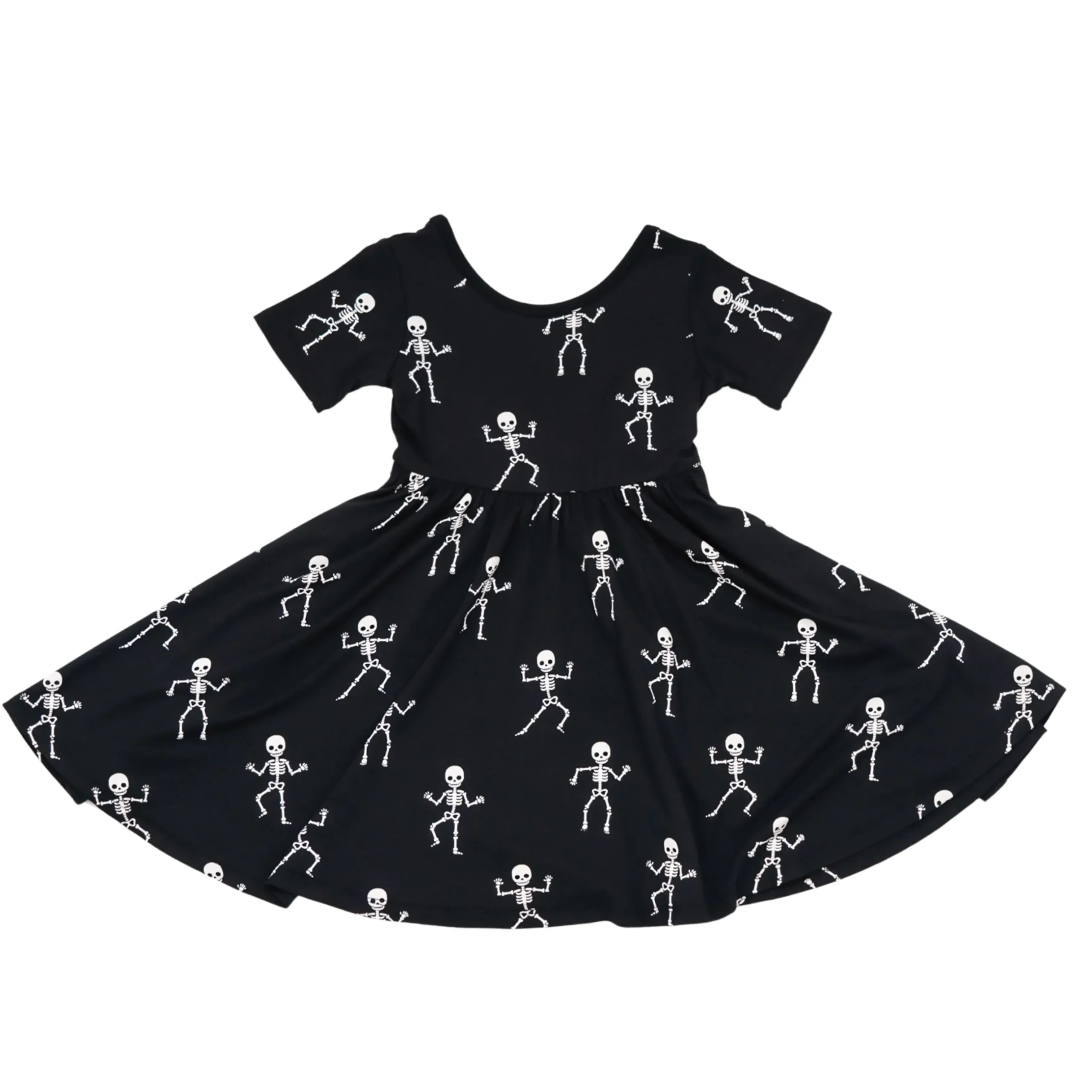 Kyte Baby Twirl Dress in Skeleton
