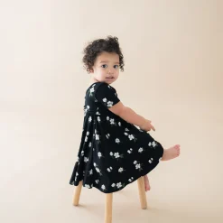 Best Kyte Baby Twirl Dress in Small Midnight Magnolia