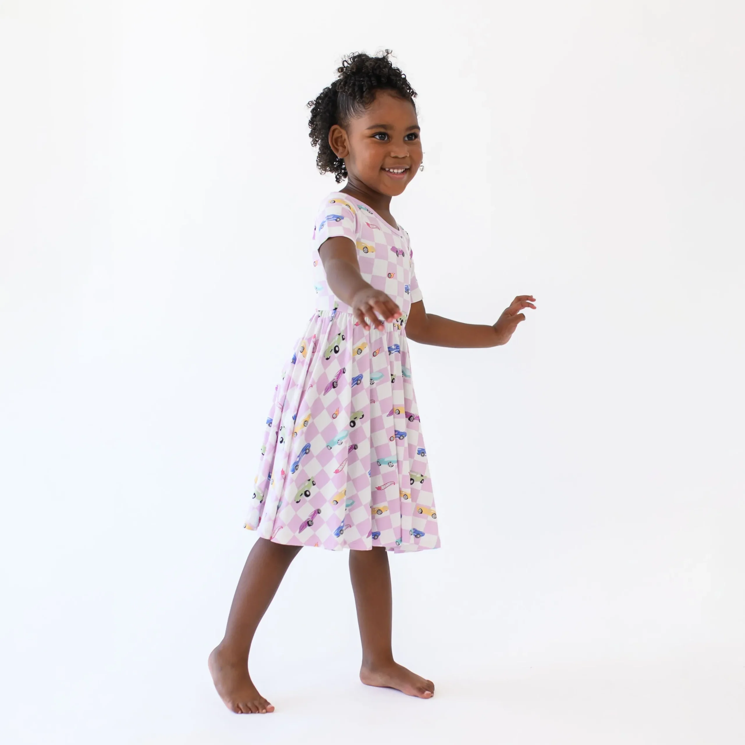 Kyte Baby Twirl Dress in Sparkles and Speed