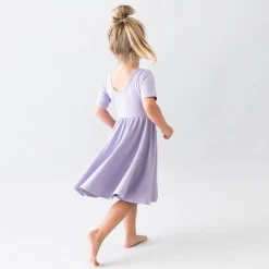 Clearance Kyte Baby Twirl Dress in Taro