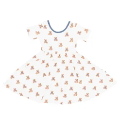 Hot Kyte Baby Twirl Dress in Teddy Bear