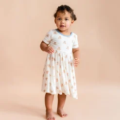 Hot Kyte Baby Twirl Dress in Teddy Bear