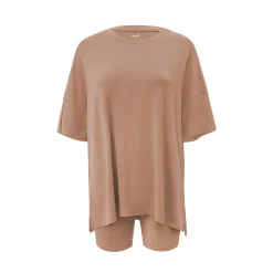 Kyte Baby Women’s Biker Short Set in Latte