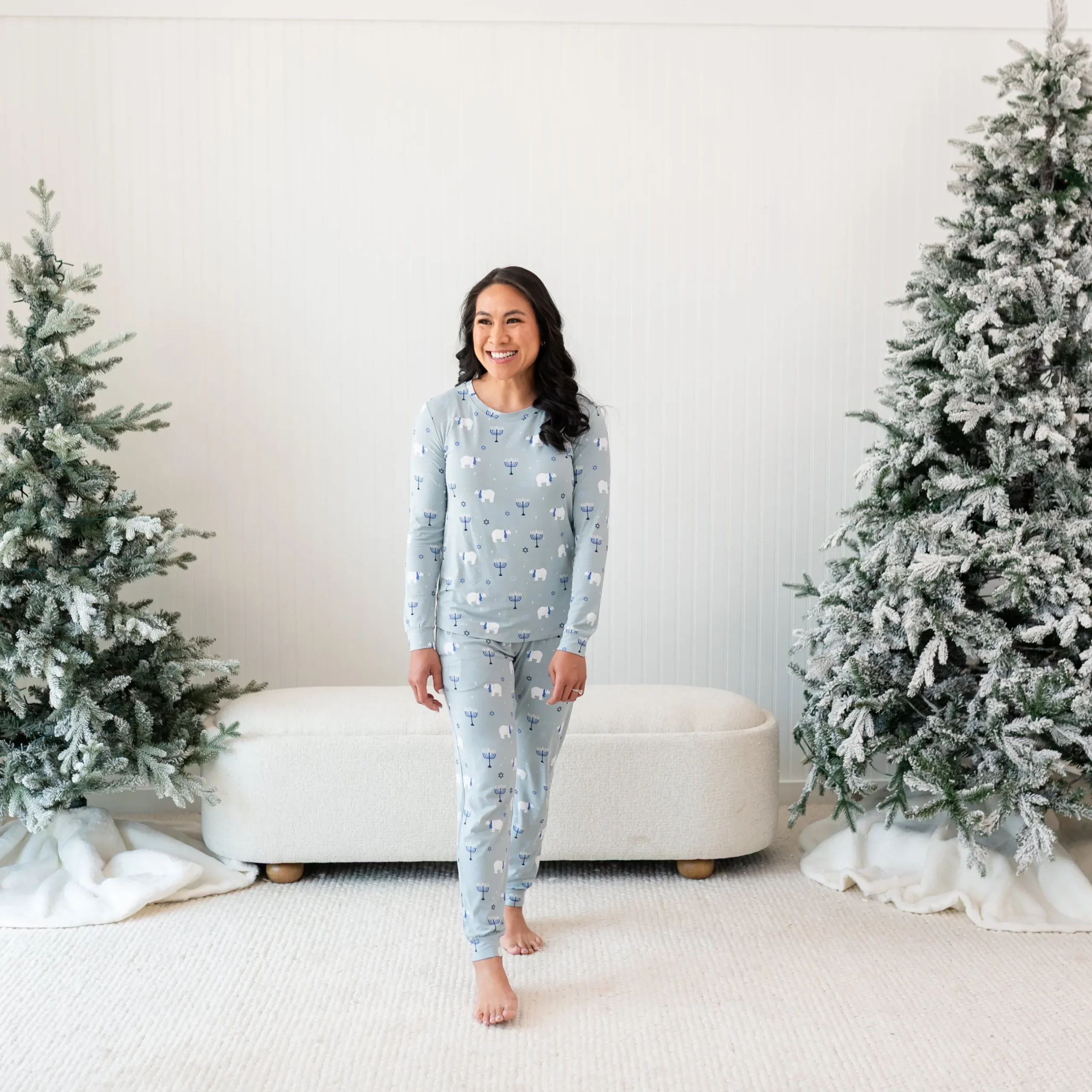 Discount Kyte Baby Women's Jogger Pajama Set in Polar Lights