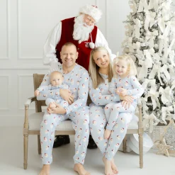 Online Kyte Baby Women's Jogger Pajama Set in Vintage Santa