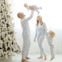 Online Kyte Baby Women's Jogger Pajama Set in Vintage Santa