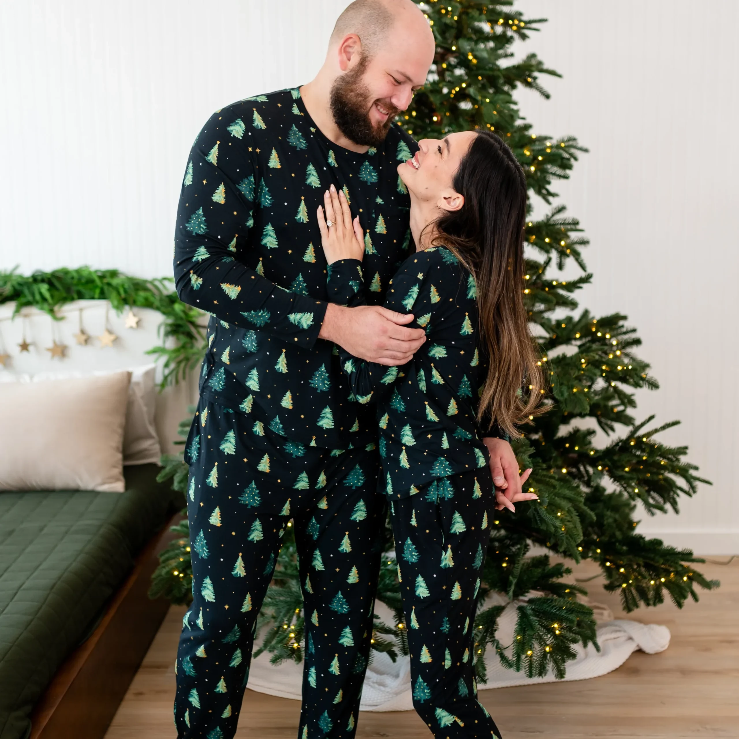 Best Kyte Baby Women's Jogger Pajama Set in Twinkle Tree