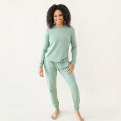 Kyte Baby Women's Jogger Pajama Set in Thyme